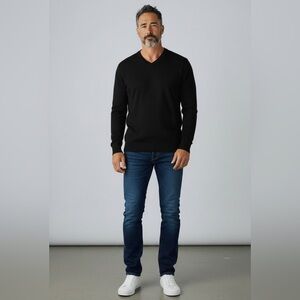 Banana Republic Men's 100% Merino Wool V-Neck Sweater NWT